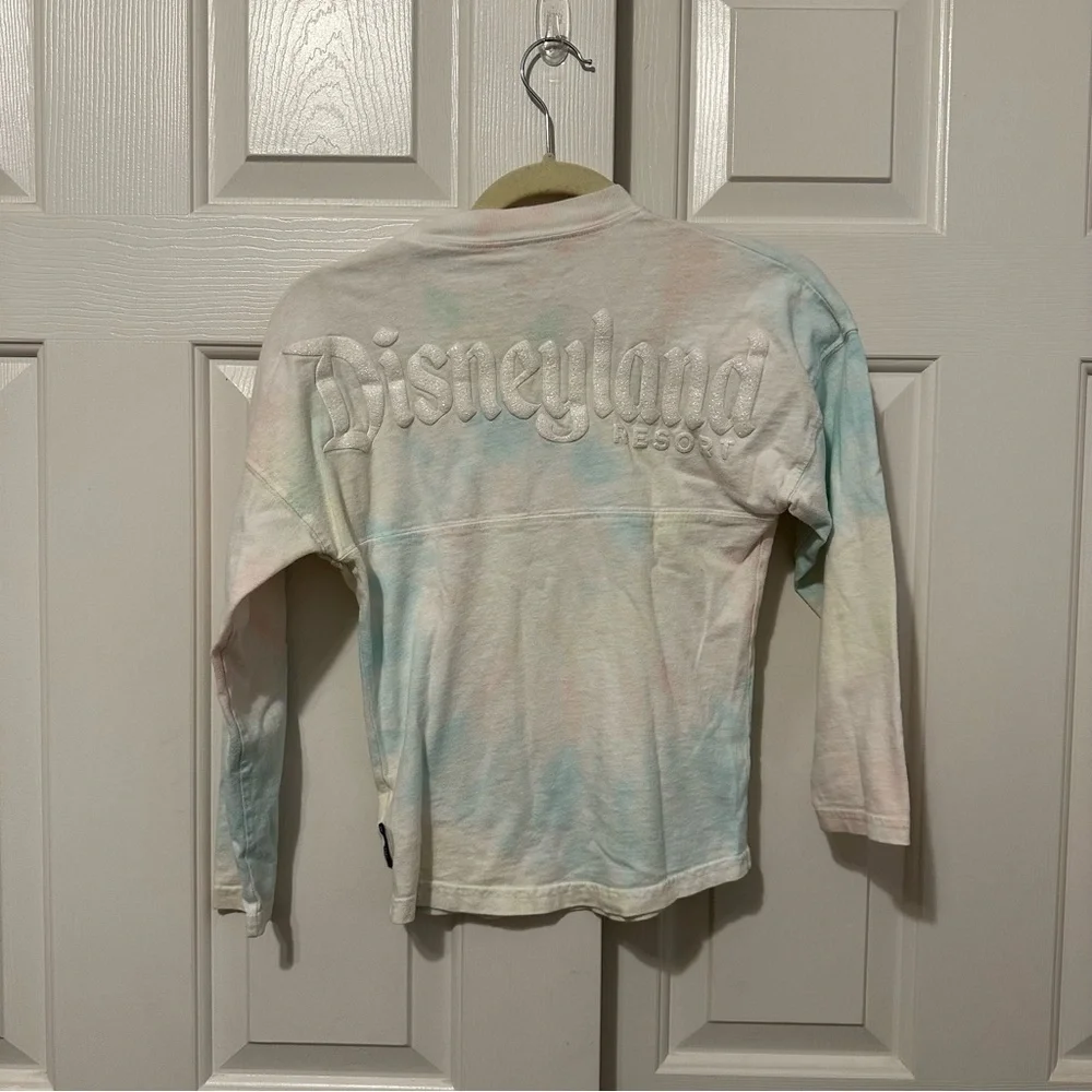 Disneyland Spirit Jersey Pastel Tie Dye Sz S 5/6  Long Sleeve Disney Parks Youth